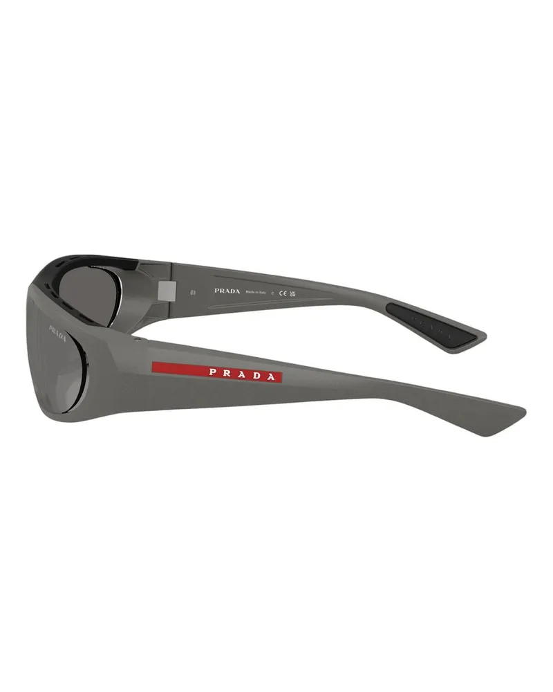 Prada Unisex 0ps B03s Sunglasses -  Acetate Grey Accessories Gray