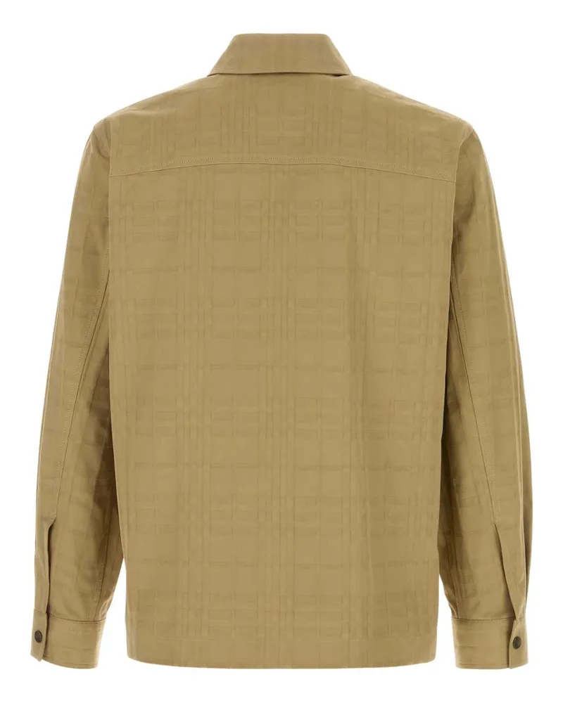 Burberry 8121988 C4776 Sandstormbeigechk Exterior: Cotton Camicie Shirt Beige