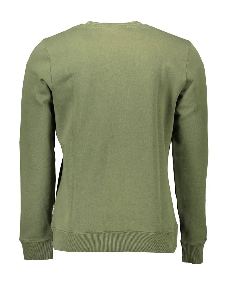 Napapijri Cotton Blend Sweatshirt — Green Green