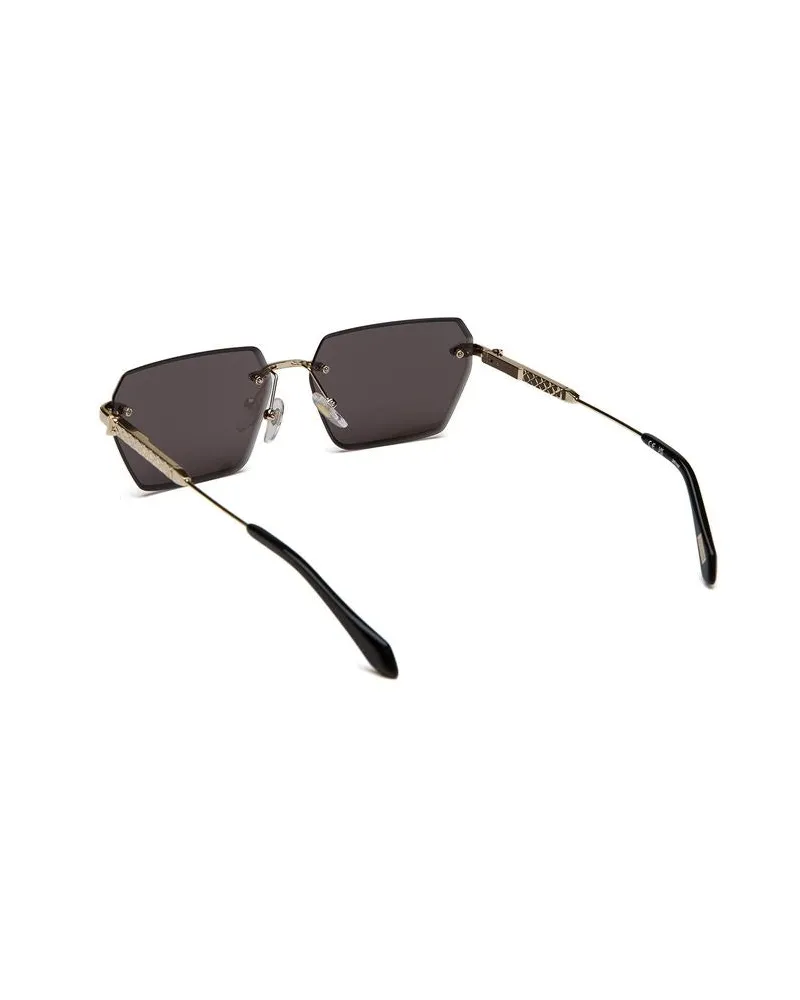 Just Cavalli SJC110 Frameless Metal Sunglasses — Rose gold Rose