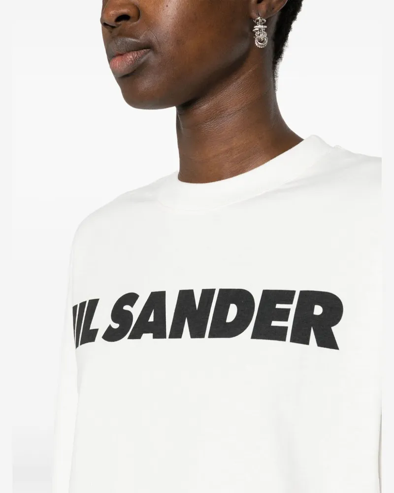 Jil Sander Logo-Print T-Shirt — White White