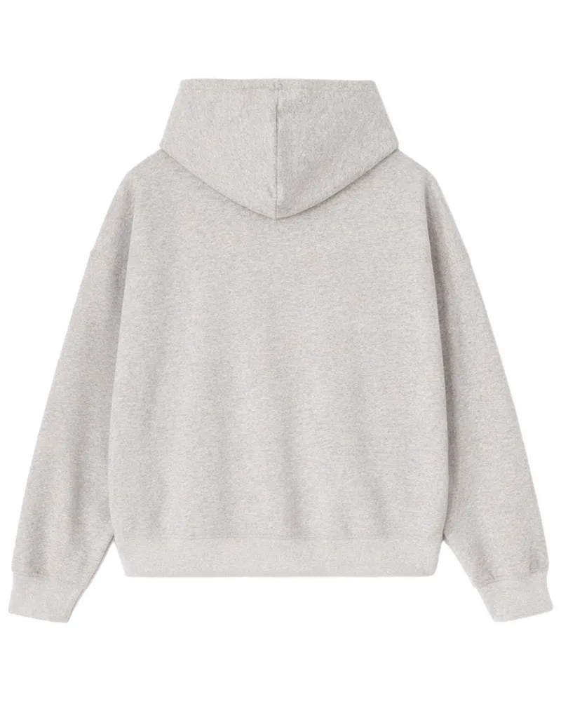 Ganni Oversized Logo Sweatshirt — Gray Gray
