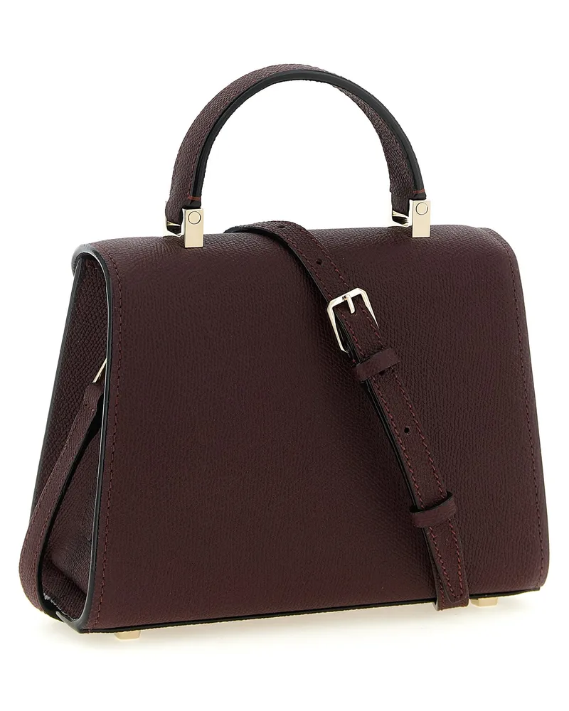 Valextra Women's Bordeaux Calfskin Crossbody Bag Bordeaux