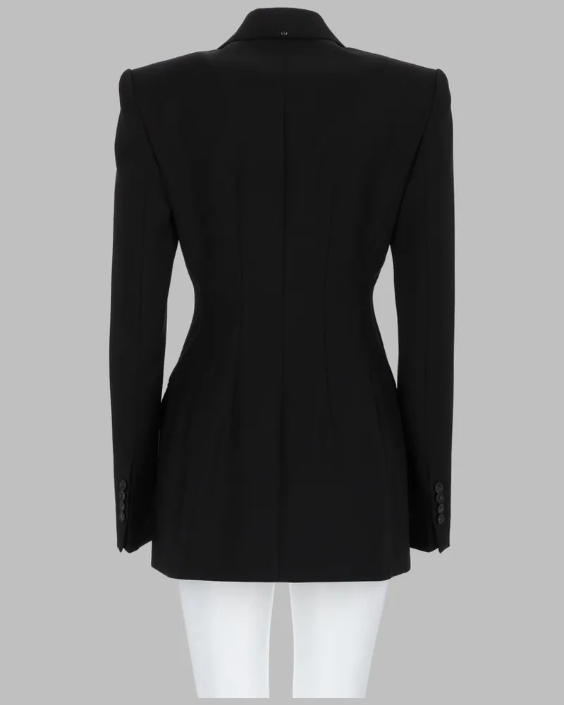 SPORTMAX Adamo Blazer — Black Black