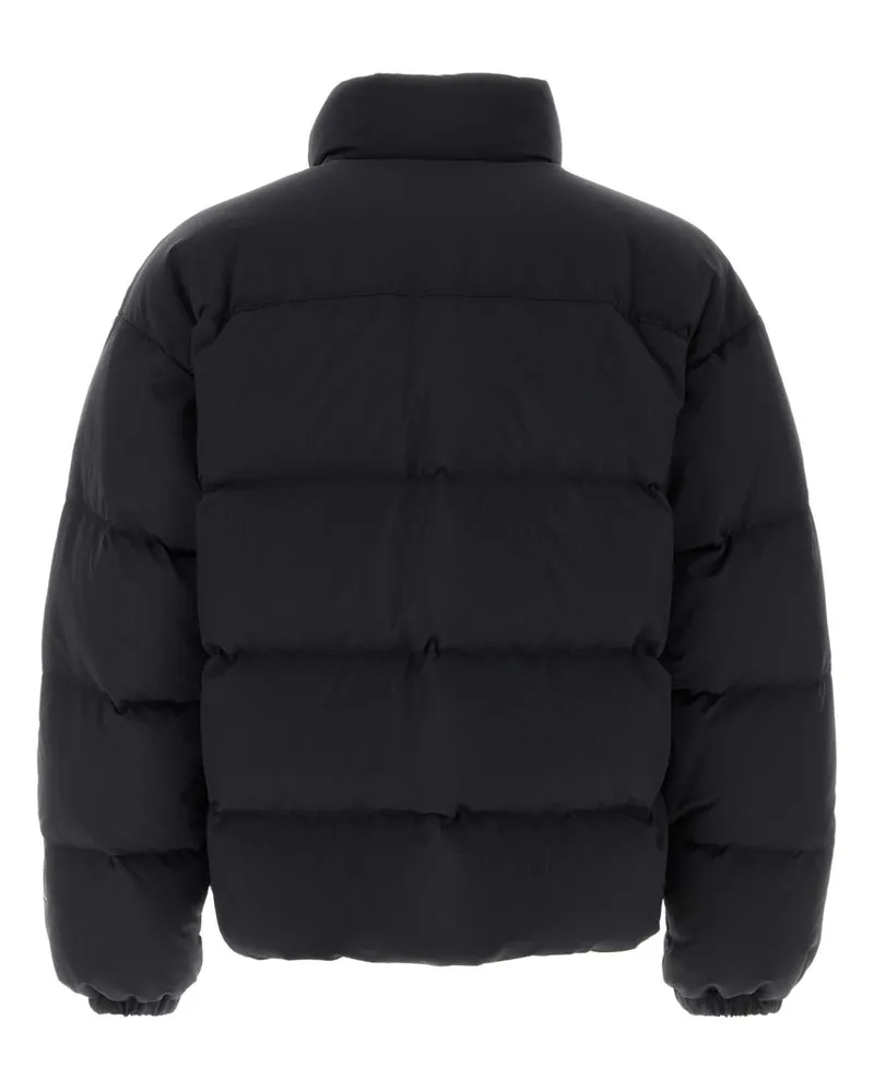Jil Sander Men's Midnight Blue Nylon Blend Down Jacket 402 Camicie Shirt Black