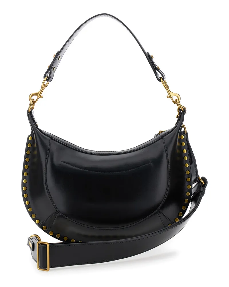Isabel Marant Women's Shoulder Bag Naoko Black Leather Black