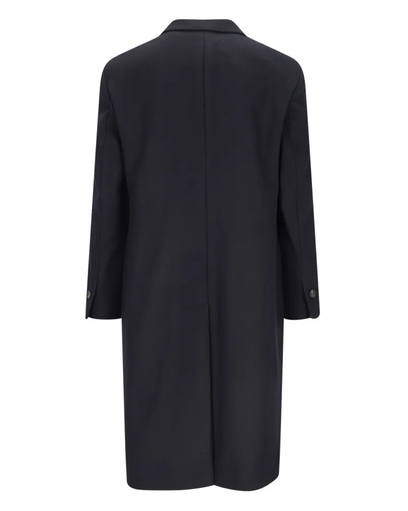 Hevò Men's  Jackets Blue Virgin Wool Navy