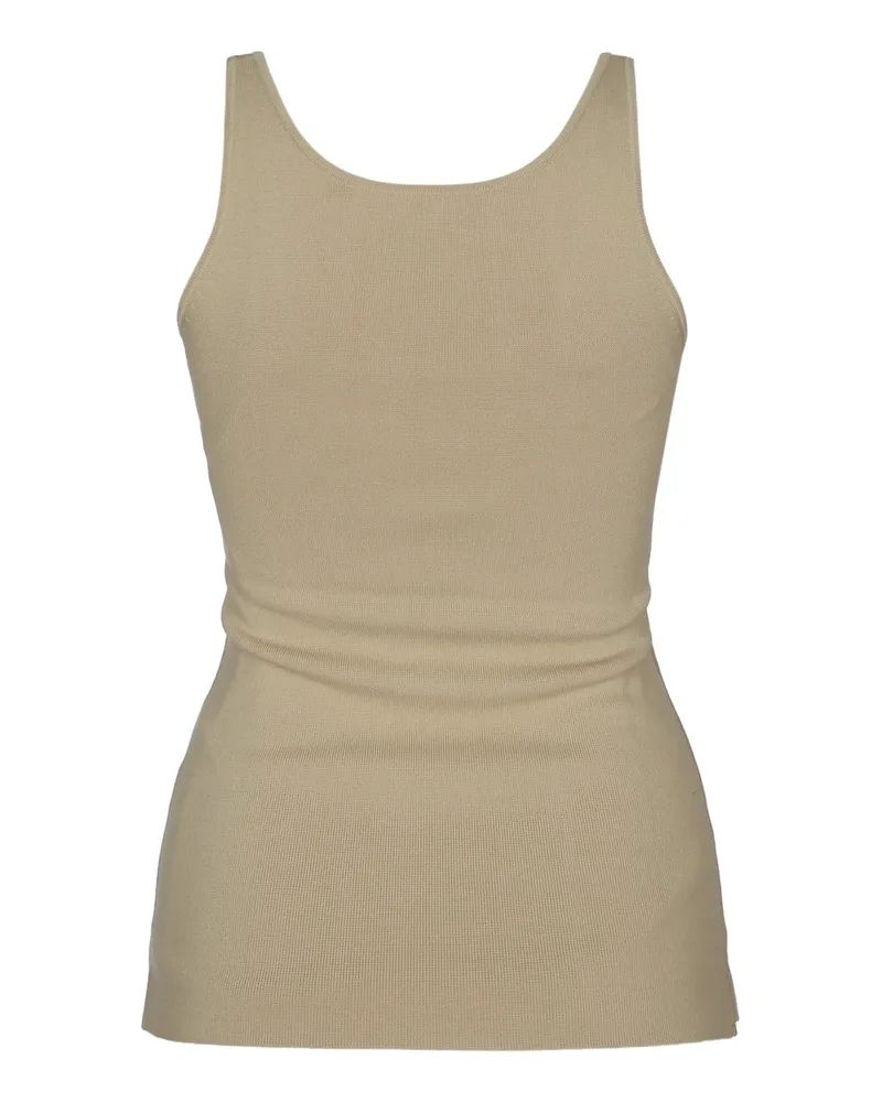 Totême Women Compact Knit Tank Desert Maglie Sweater Beige