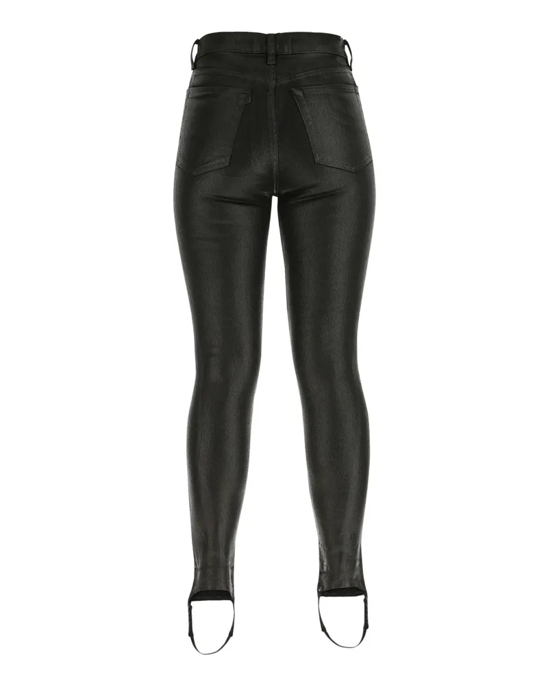 3x1 Coated Jean Black