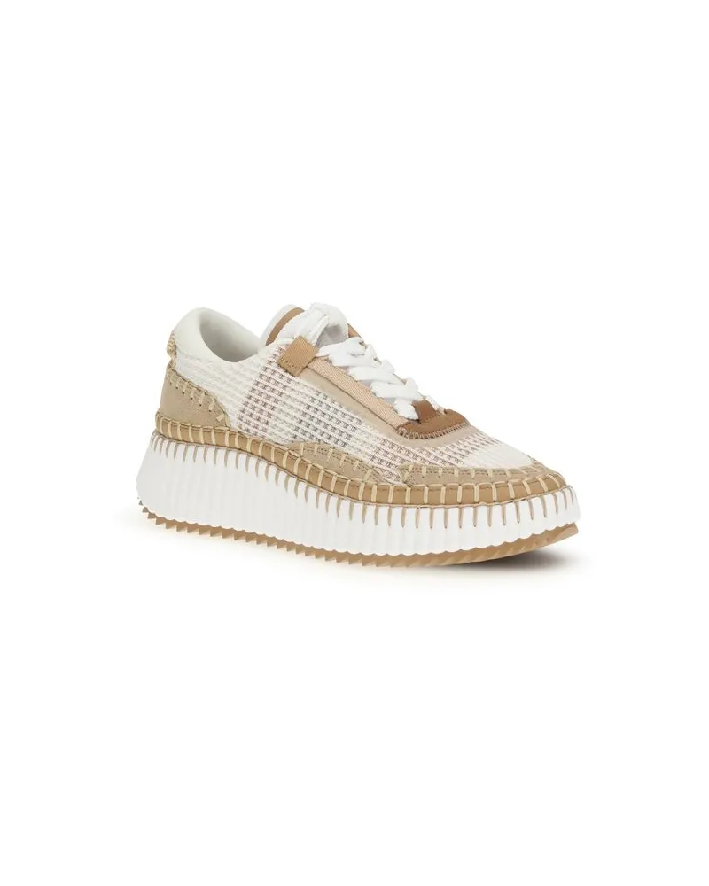 Chloé Women's Beige Nylon Athletic Sneakers Beige