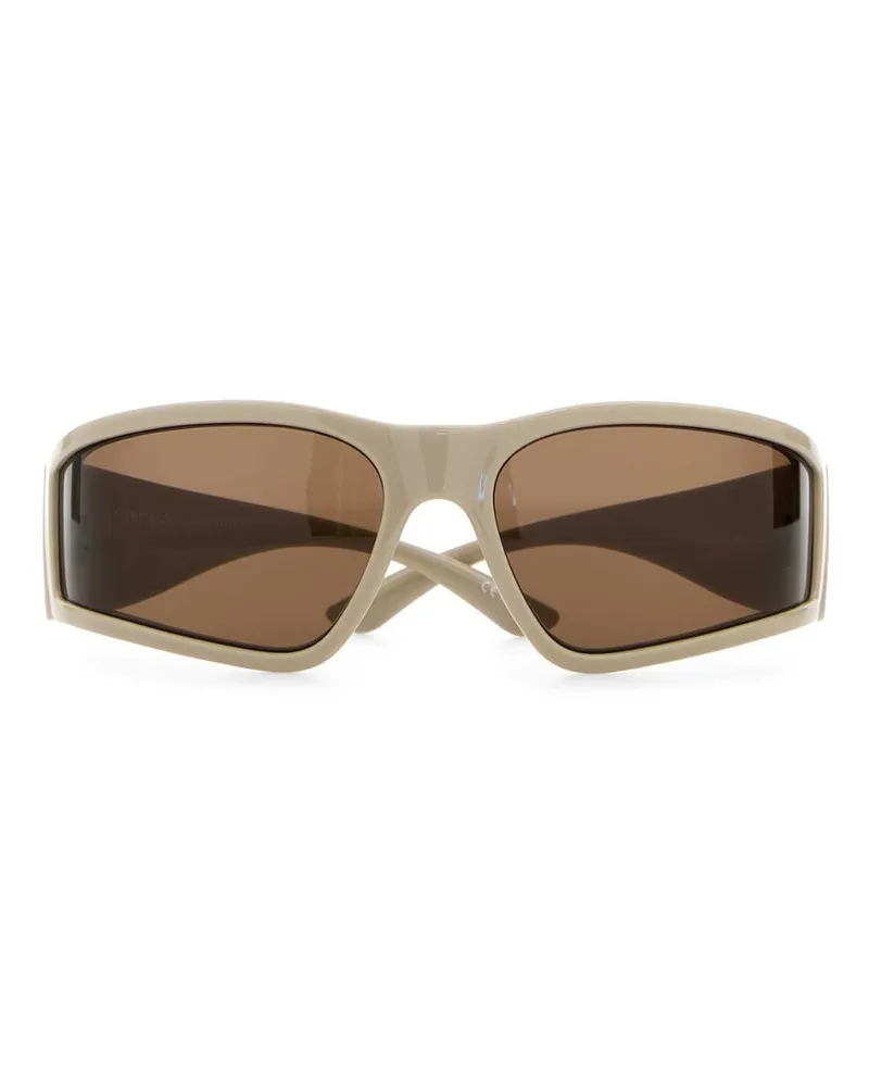 Balenciaga Unisex Sand Acetate Sunglasses Cream Exterior: Occhiali Da Sole Beige