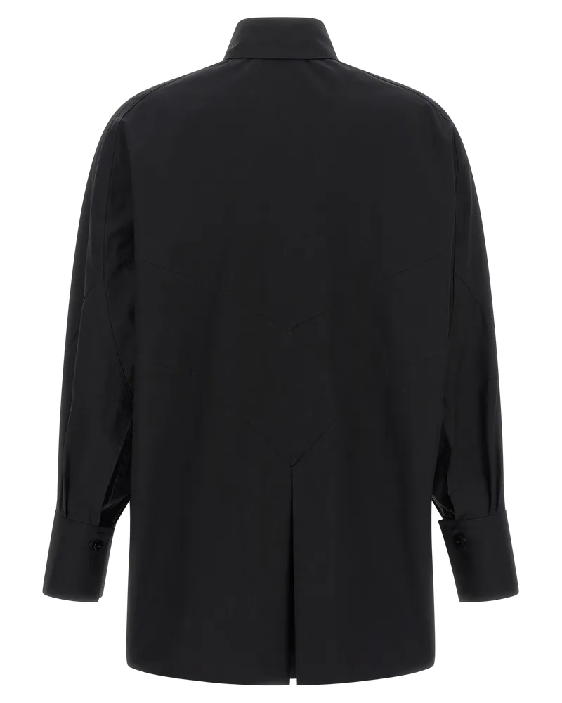 ATTICO Women's Black Cotton Blouse Black