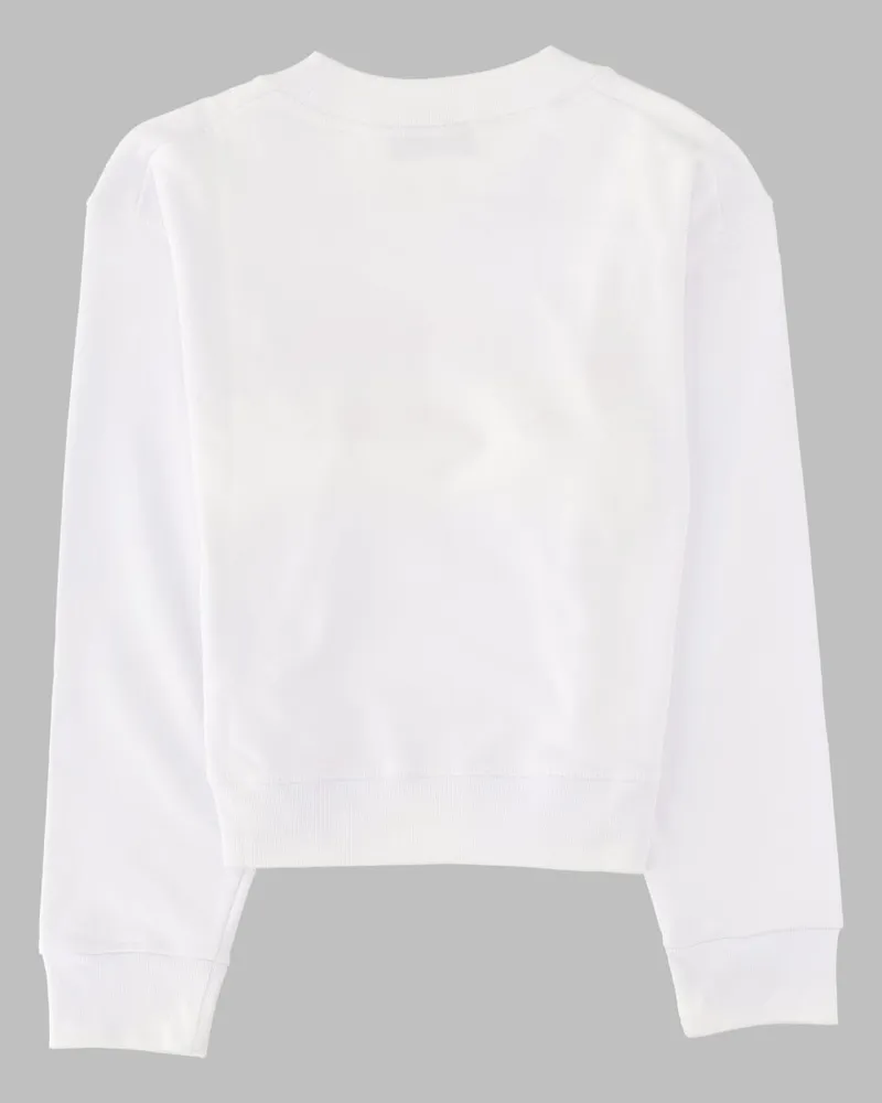 Dsquared2 Cotton Sweatshirt — White White
