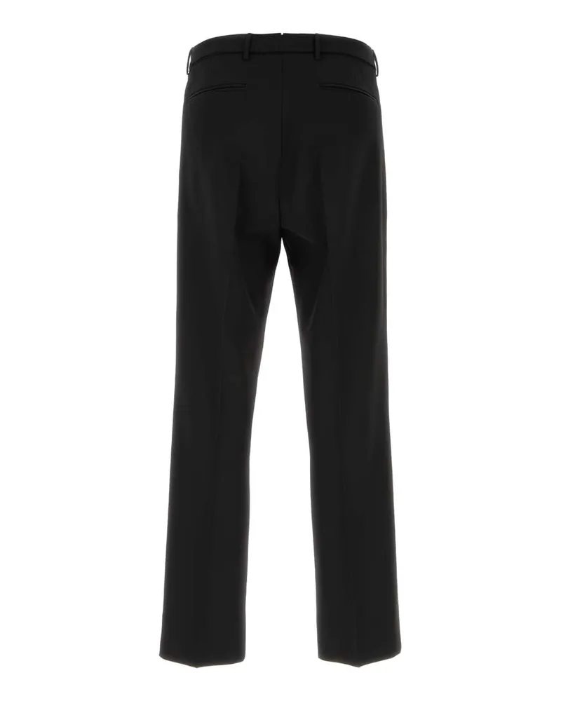 Prada Men's Black Wool Pant Nero Pantaloni Black