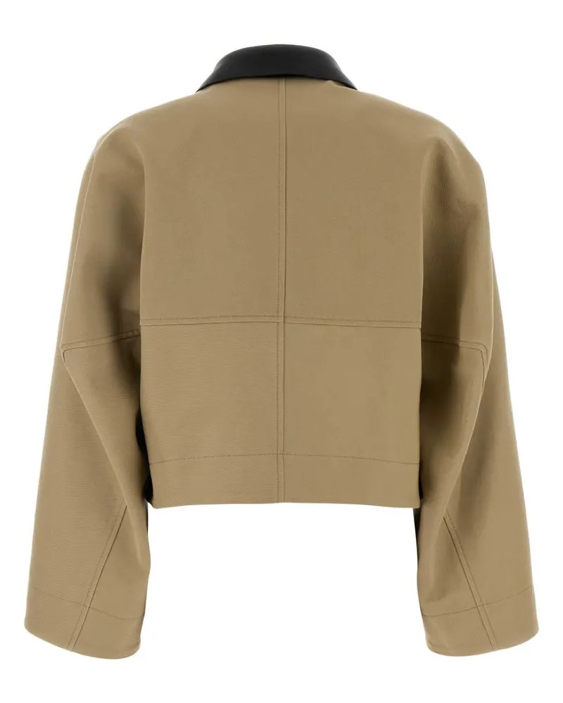 Givenchy Women's Cocoon Jacket Beige Cotton Beige