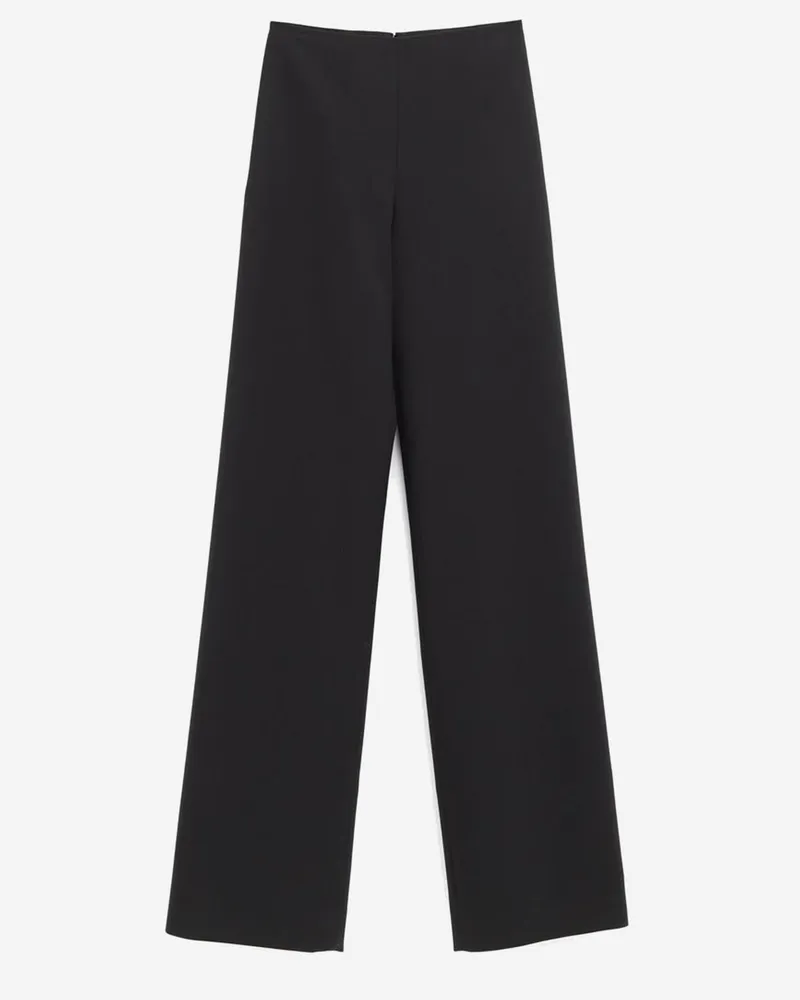 Gucci Women's Trousers Stretch Wool Black Black