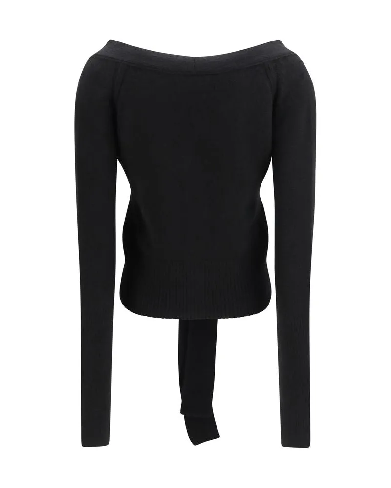 Ermanno Scervino Pure Cashmere Cardigan — Black Black