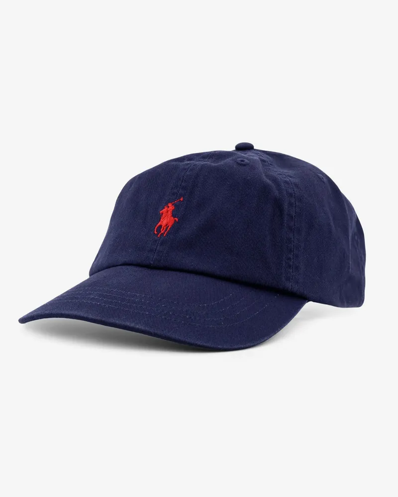 Ralph Lauren Men's Baseball Hat Cotton Blue Navy