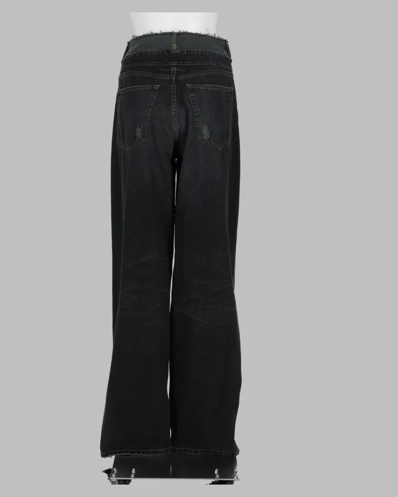 Maison Margiela Cotton Denim Jeans — Black Black