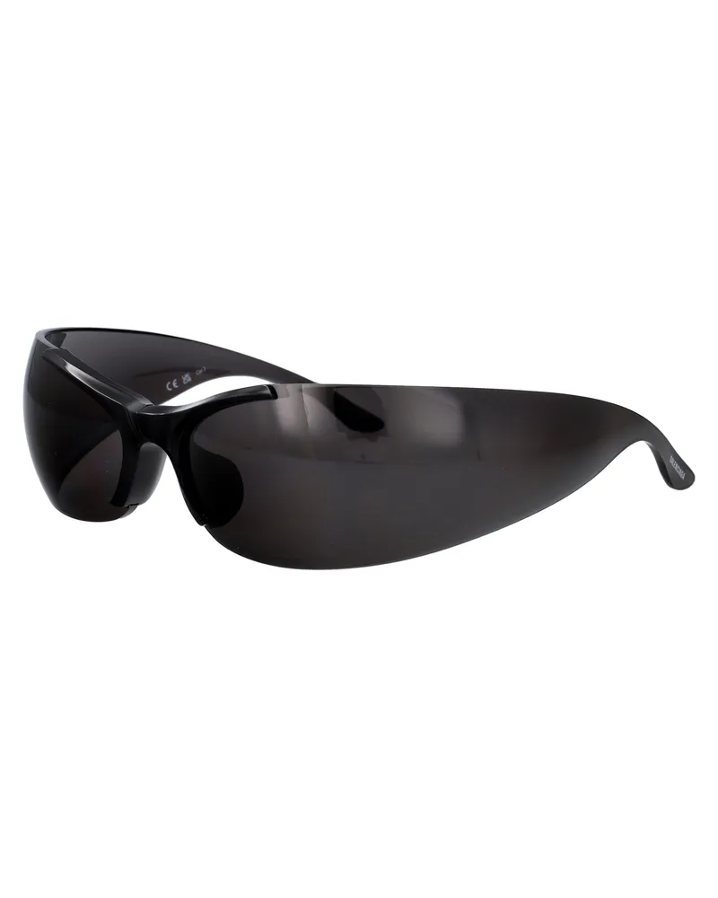 Balenciaga Unisex Sunglasses Bb0454s Black-Grey-Grey Bio Injected Black/grey/grey Black