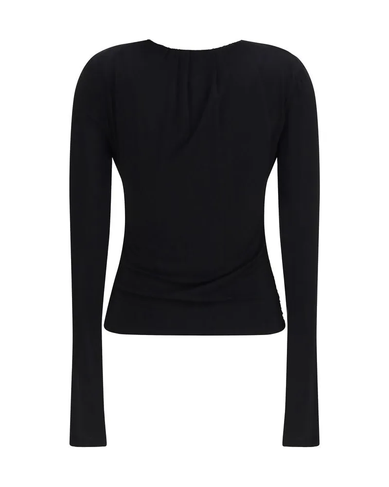 Max Mara Beato Blouse — Black Black