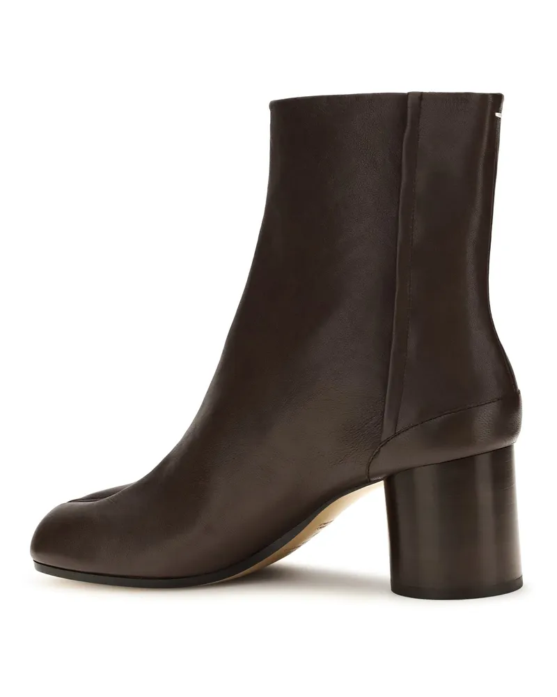 Maison Margiela Women's Tabi Ankle Boots Moka Lamb Ovis Aries Brown