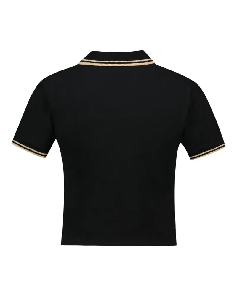 Vivienne Westwood Women Mini Classic Polo -  Cotton Black Ready-To-Wear T-Shirts Black