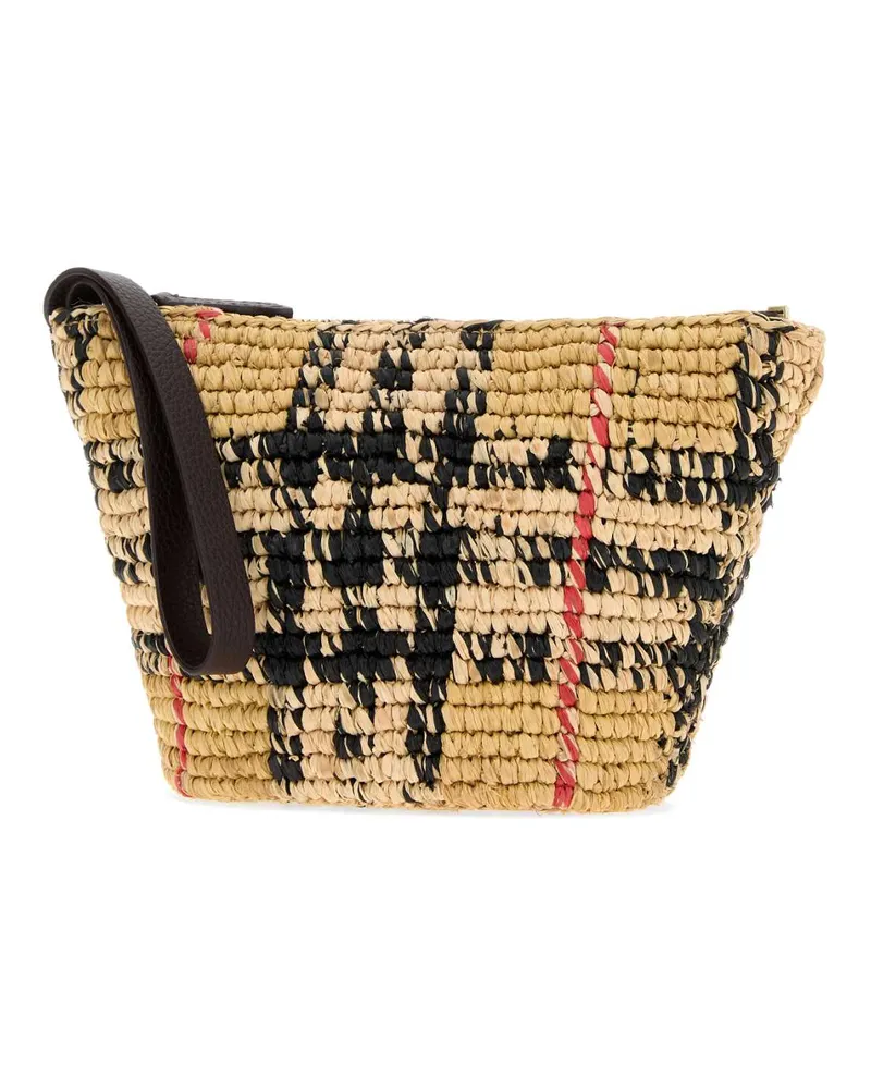 Burberry Margate Clutch — Beige Beige