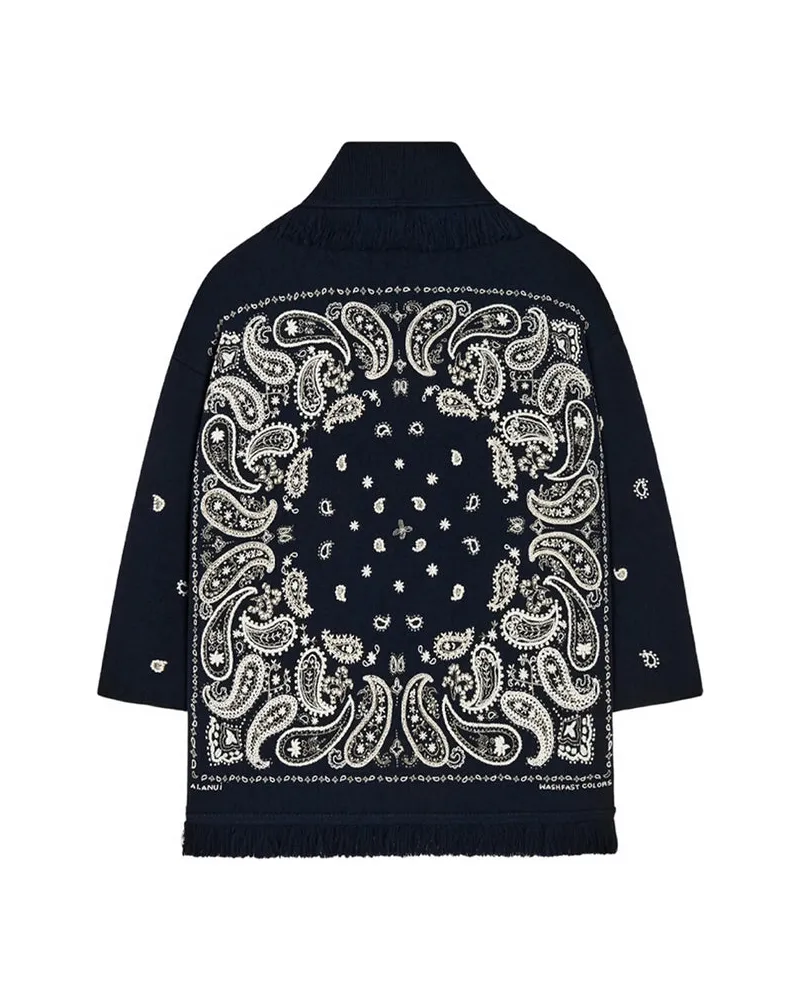 Alanui Virgin Wool Sweater — Blue Blue