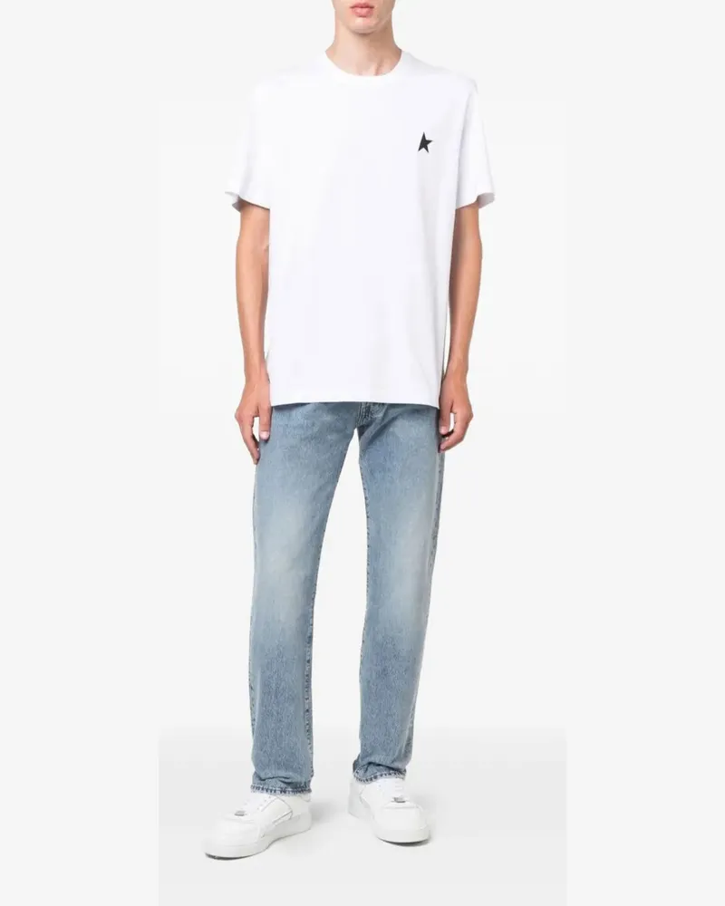 Golden Goose Women's One Star-Logo Short-Sleeve T-Shirt Aw25 White