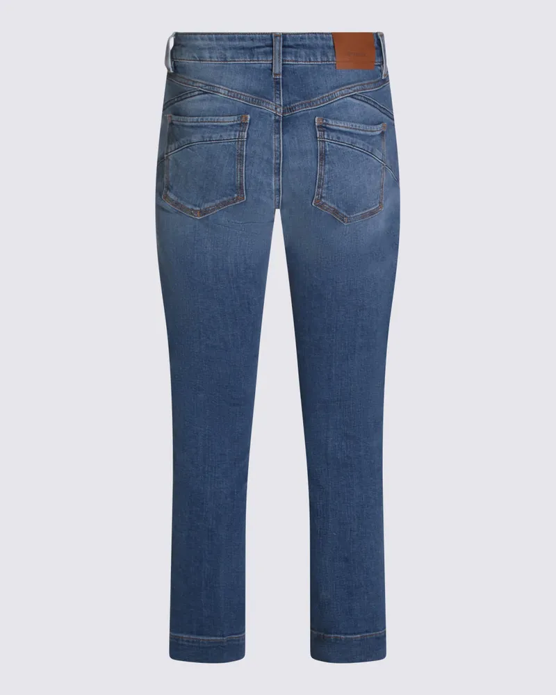 SPORTMAX Women's Jeans Blue Vintage _co Ea Blue