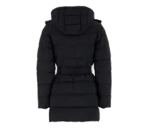 Nylon Down Down Jacket — Black