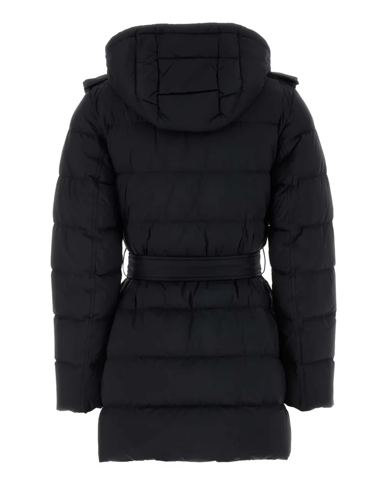 Burberry Women's Midnight Blue Nylon Down Jacket Black Giubbini Black