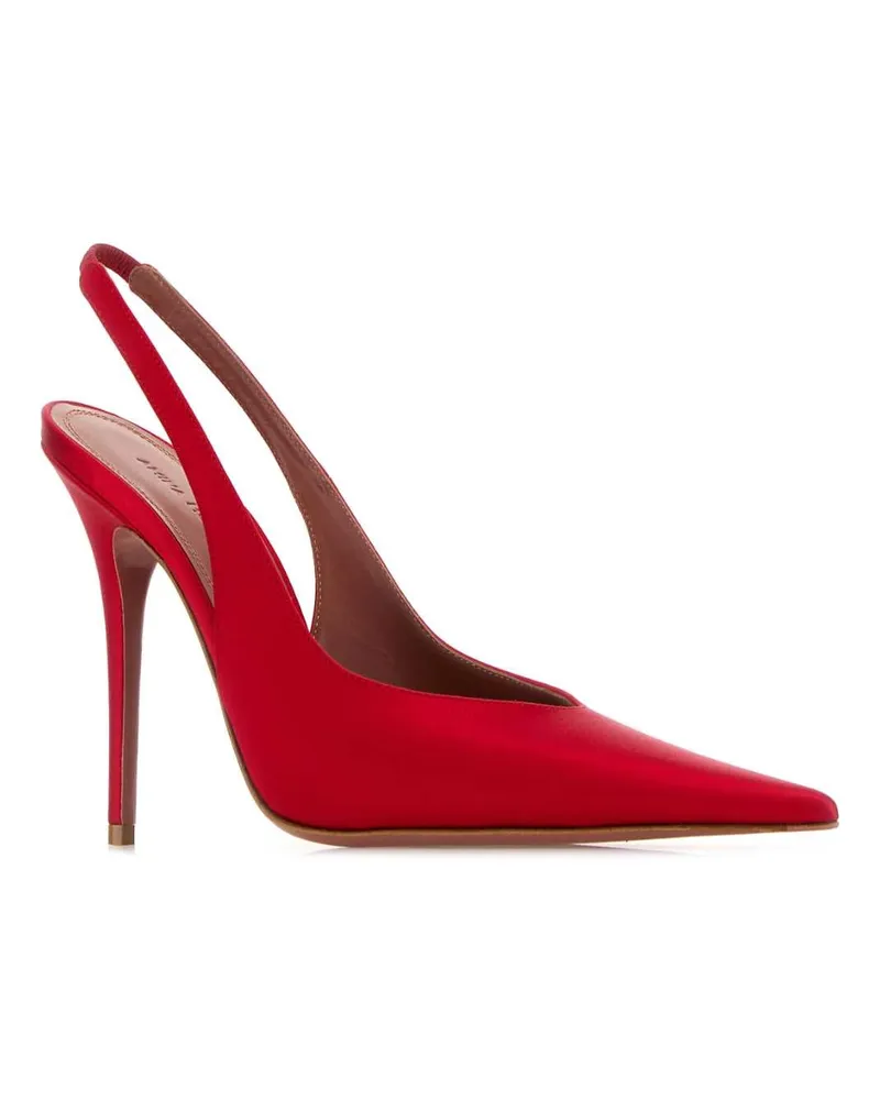 Amina Muaddi Anoksling105 Red Scarpe Con Tacco High Heel Shoes Red