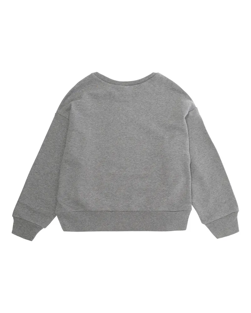 N° 21 Crewneck Sweatshirt Girls Grey Cotton Hoods & Sweatshirts Gray
