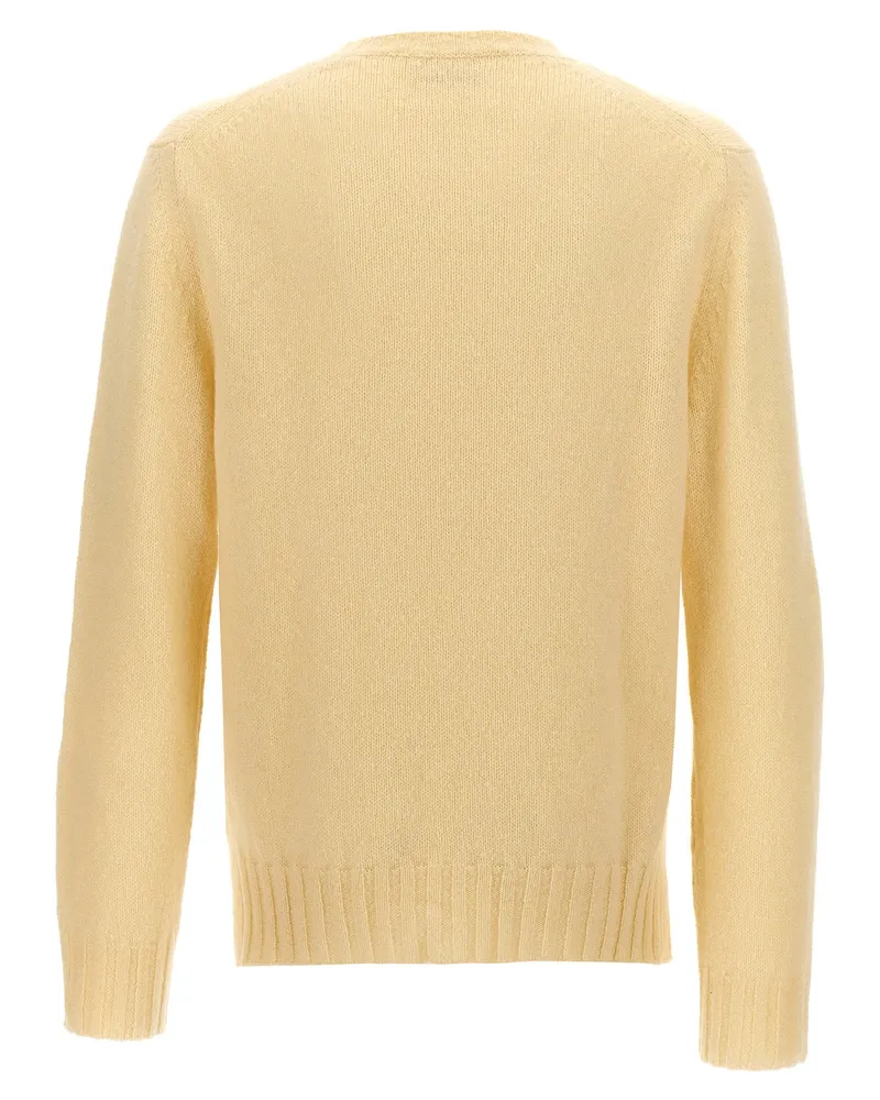 Jil Sander Wool Blend Sweater — Cream Cream