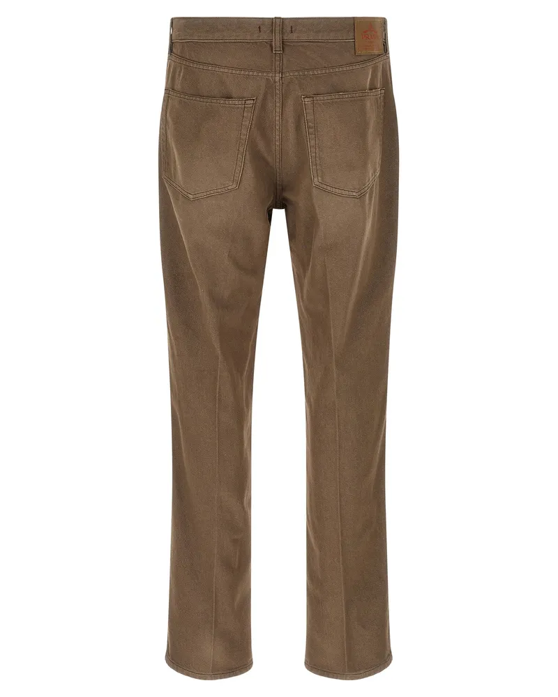 Prada Old Wash Jeans — Brown Brown