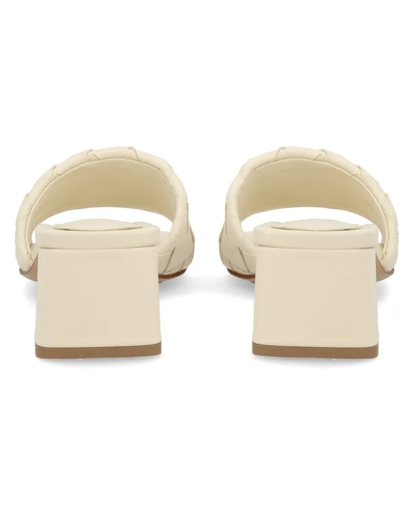 Bottega Veneta Women's Sandals Park Ivory Leather Beige