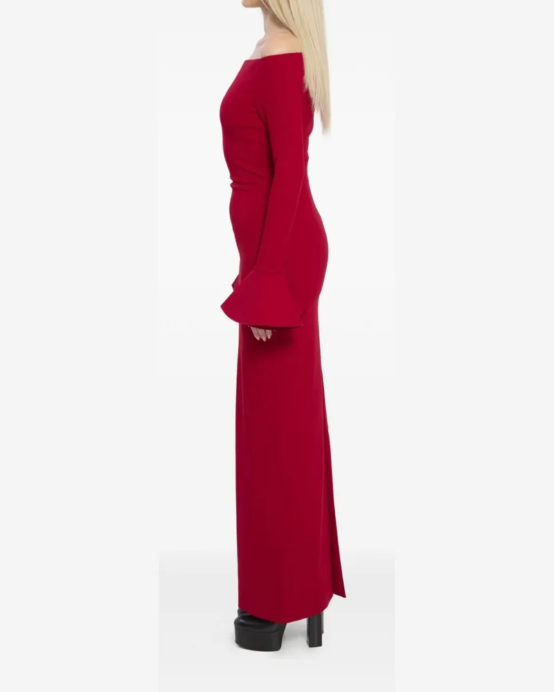 Solace London Anica Maxi Dress — Red Red