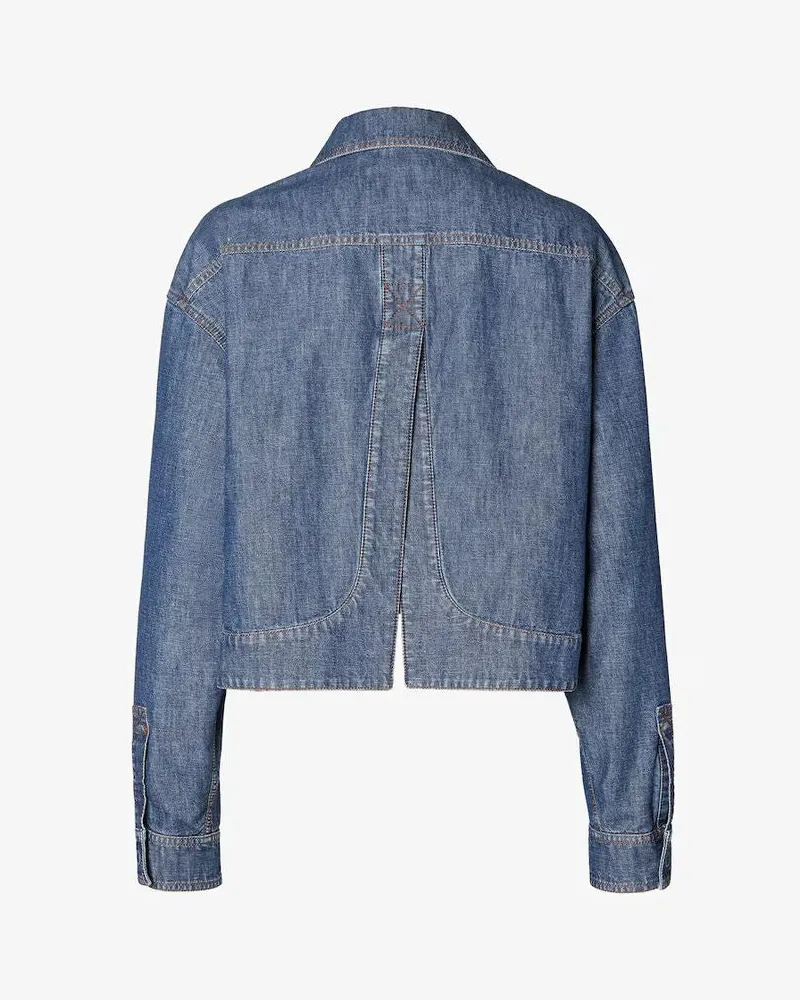 Fendi Denim Jacket — Blue Blue