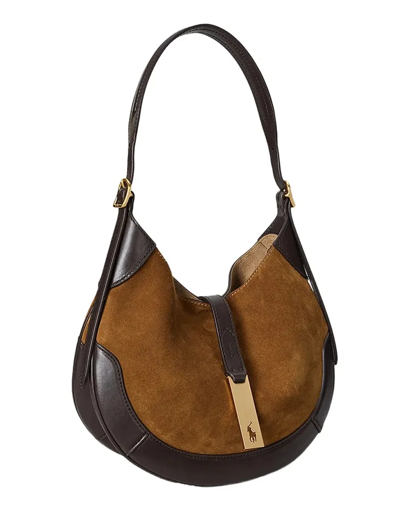 Ralph Lauren Polo ID Shoulder Bag — Brown Brown