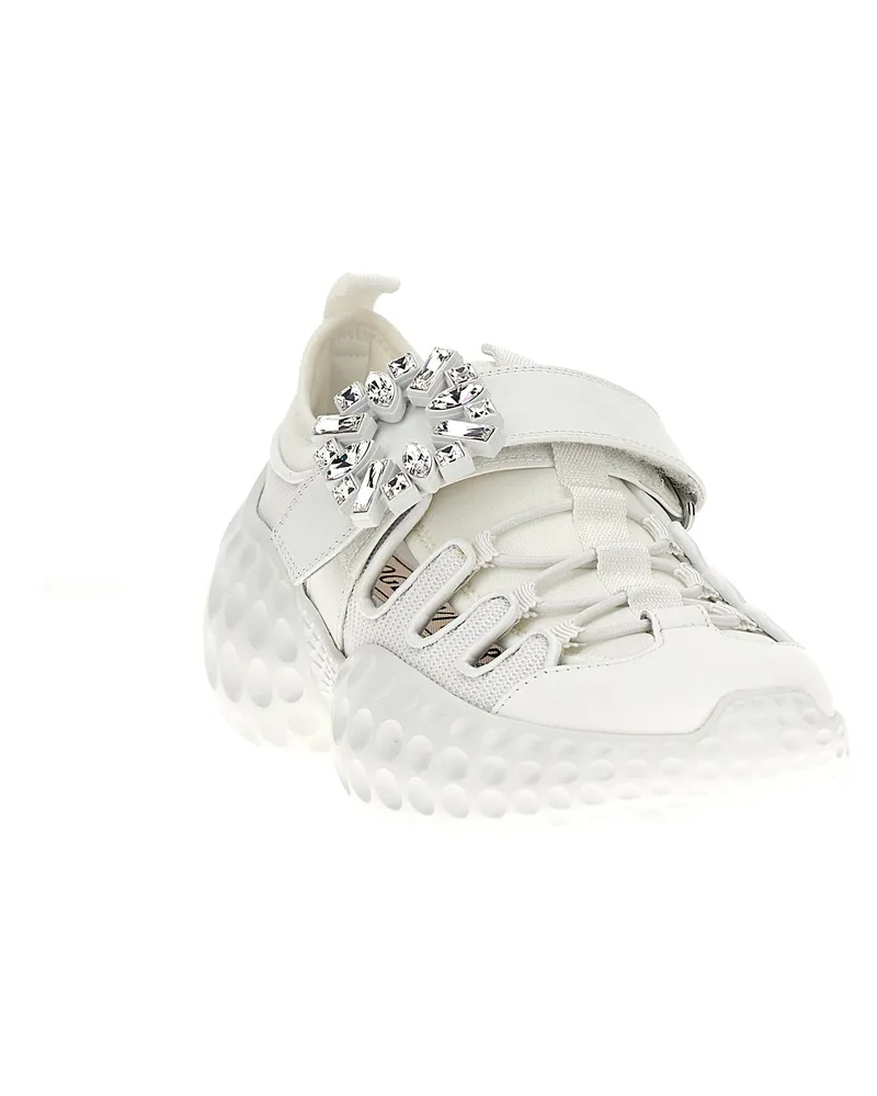 Roger Vivier Women's White Polyamide Athletic Sneakers White