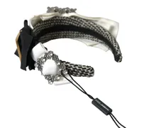Crystal Embellished Headband — Multicolor