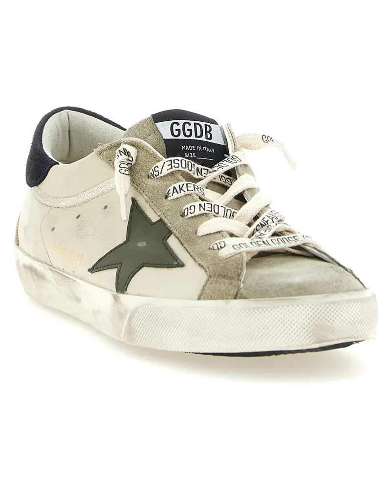 Golden Goose Men's Multicolor Cowhide Low Top Sneakers Multicolor