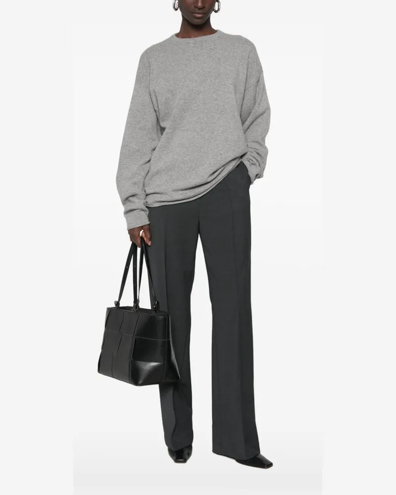 extreme cashmere Crewneck Sweater — Gray Gray