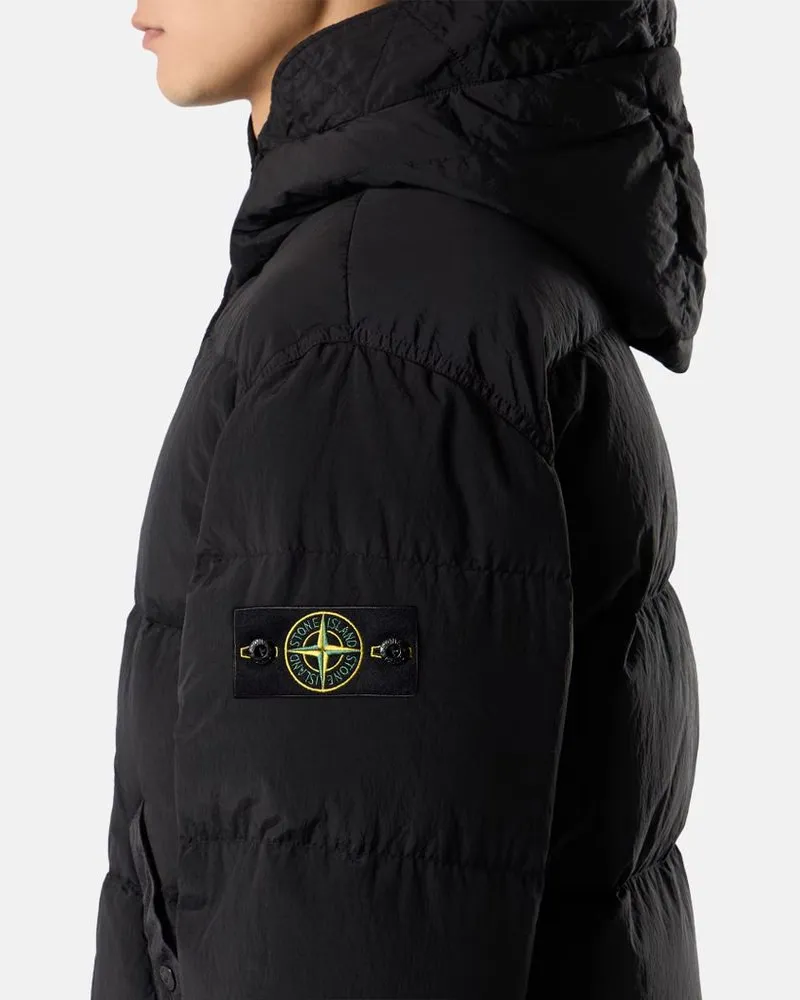 Stone Island H26 Down Jacket — Black Black