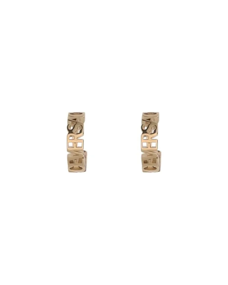 Versace Women's Gold Brass Earrings Gold