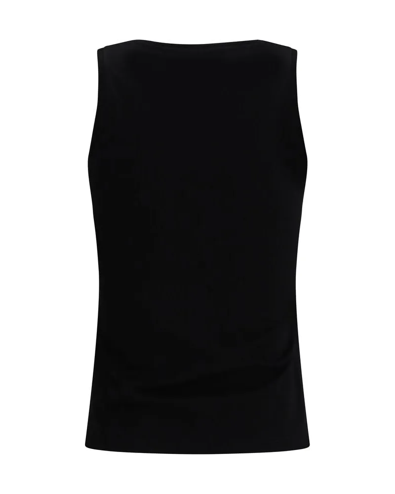 Balmain Paris Brush Tank Top — Black Black
