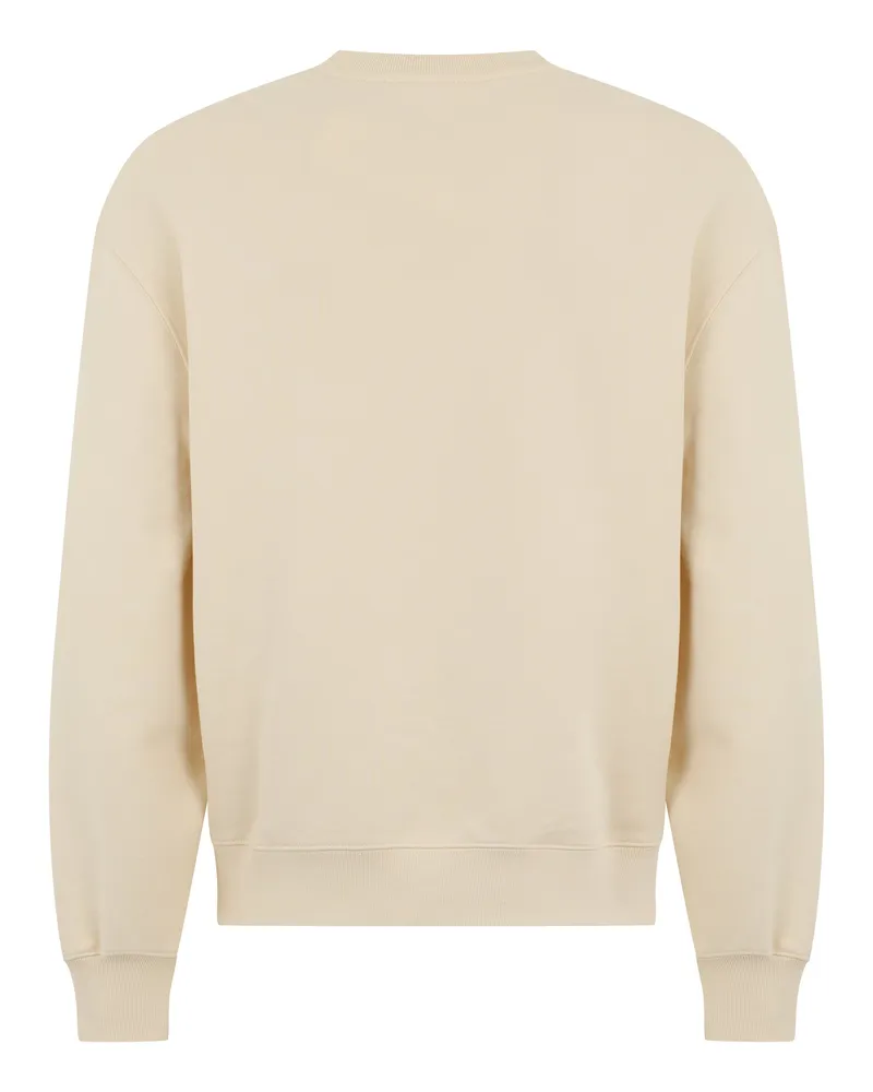 Kitsuné Men's Cotton Sweatshirt Beige Sweatshirts Sweater Beige