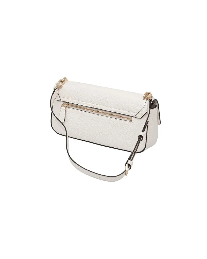 Guess Polyurethane Shoulder Bag — White White